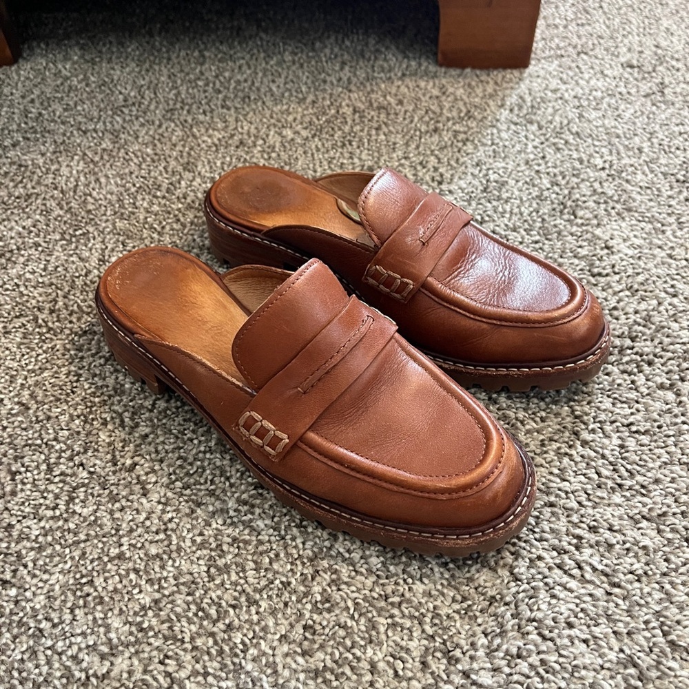 Madewell Brown Leather Loafers